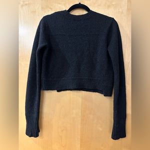 A.L.C. Cropped grey sweater